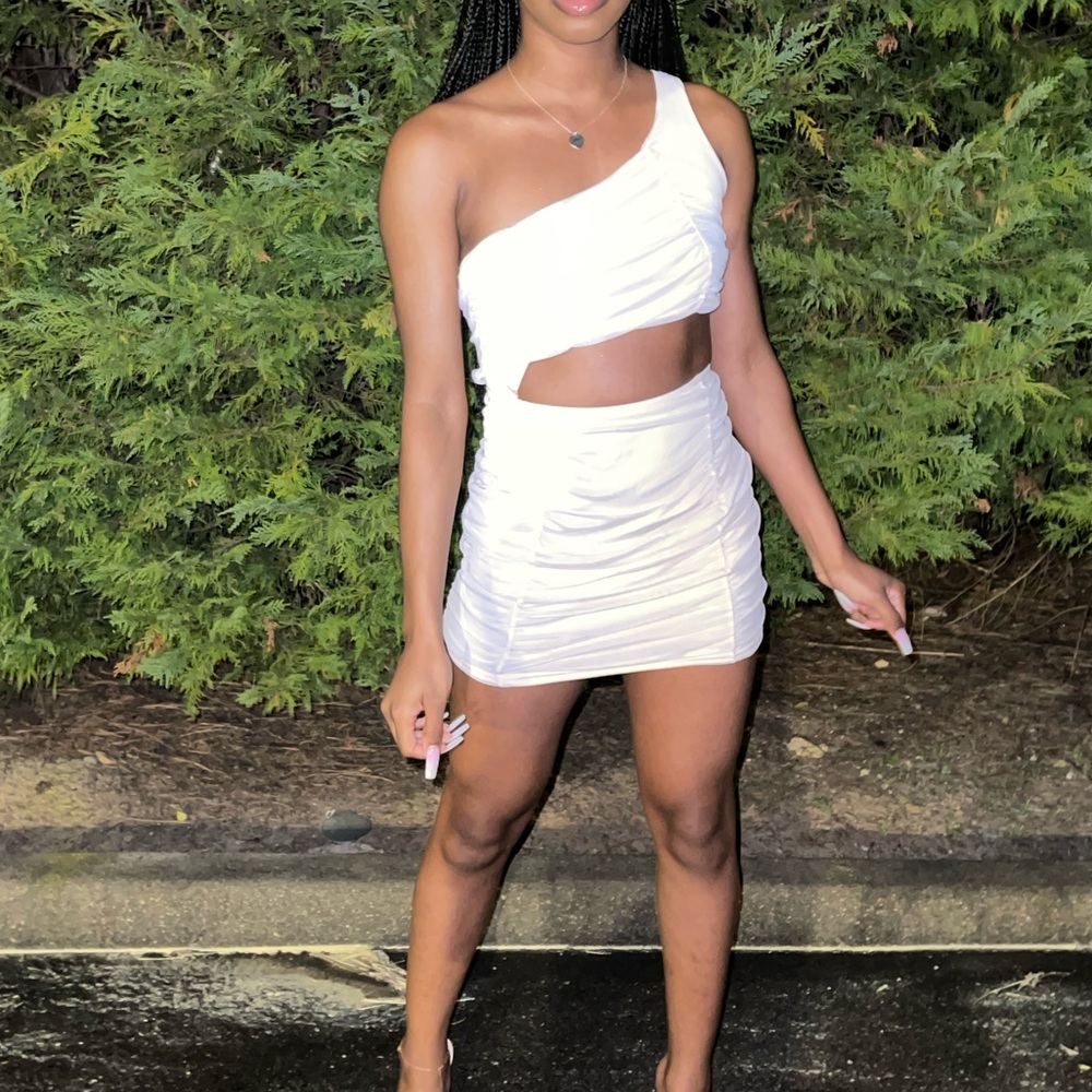 White / cream dress